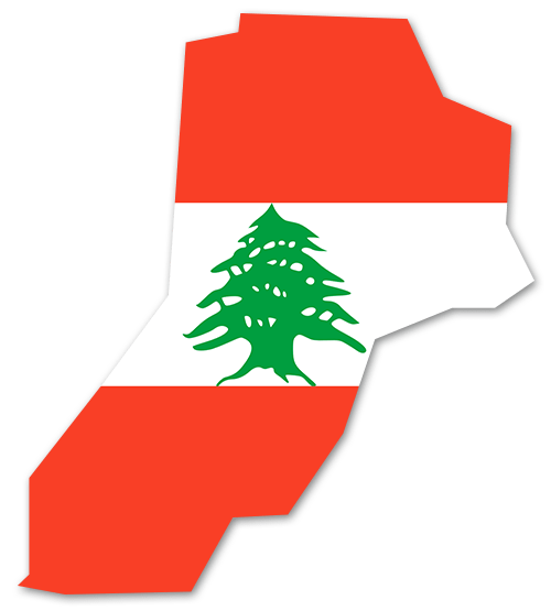 Libanon Umriss