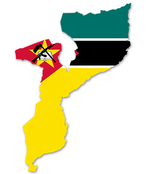Mosambik Umriss
