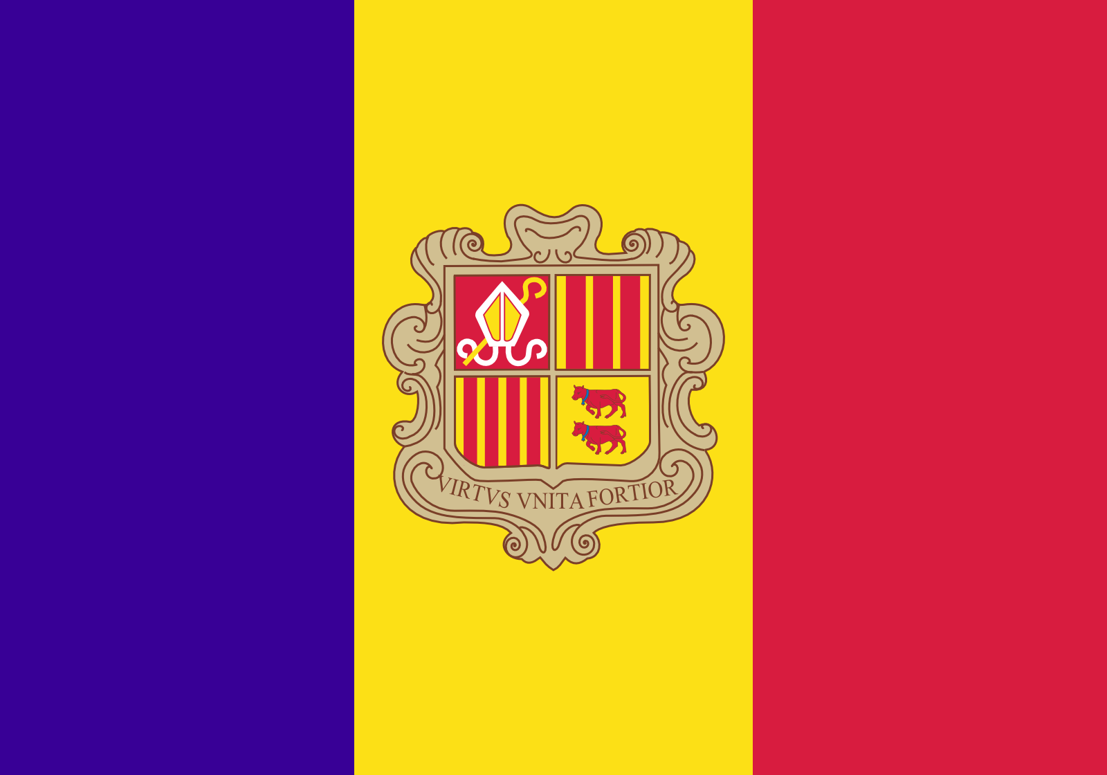 Andorras Flagge