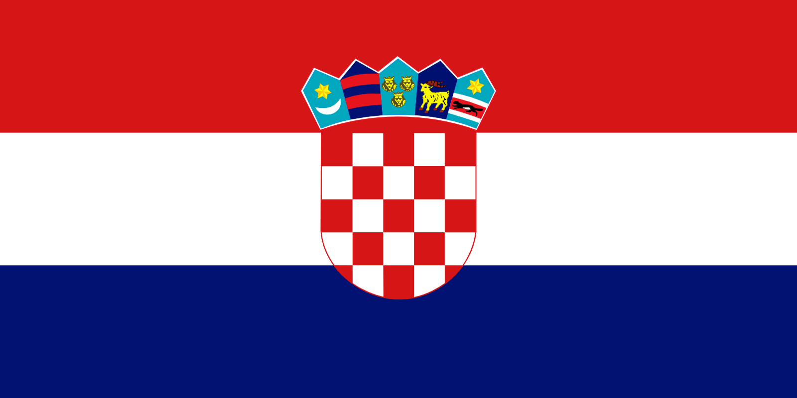 Kroatiens Flagge