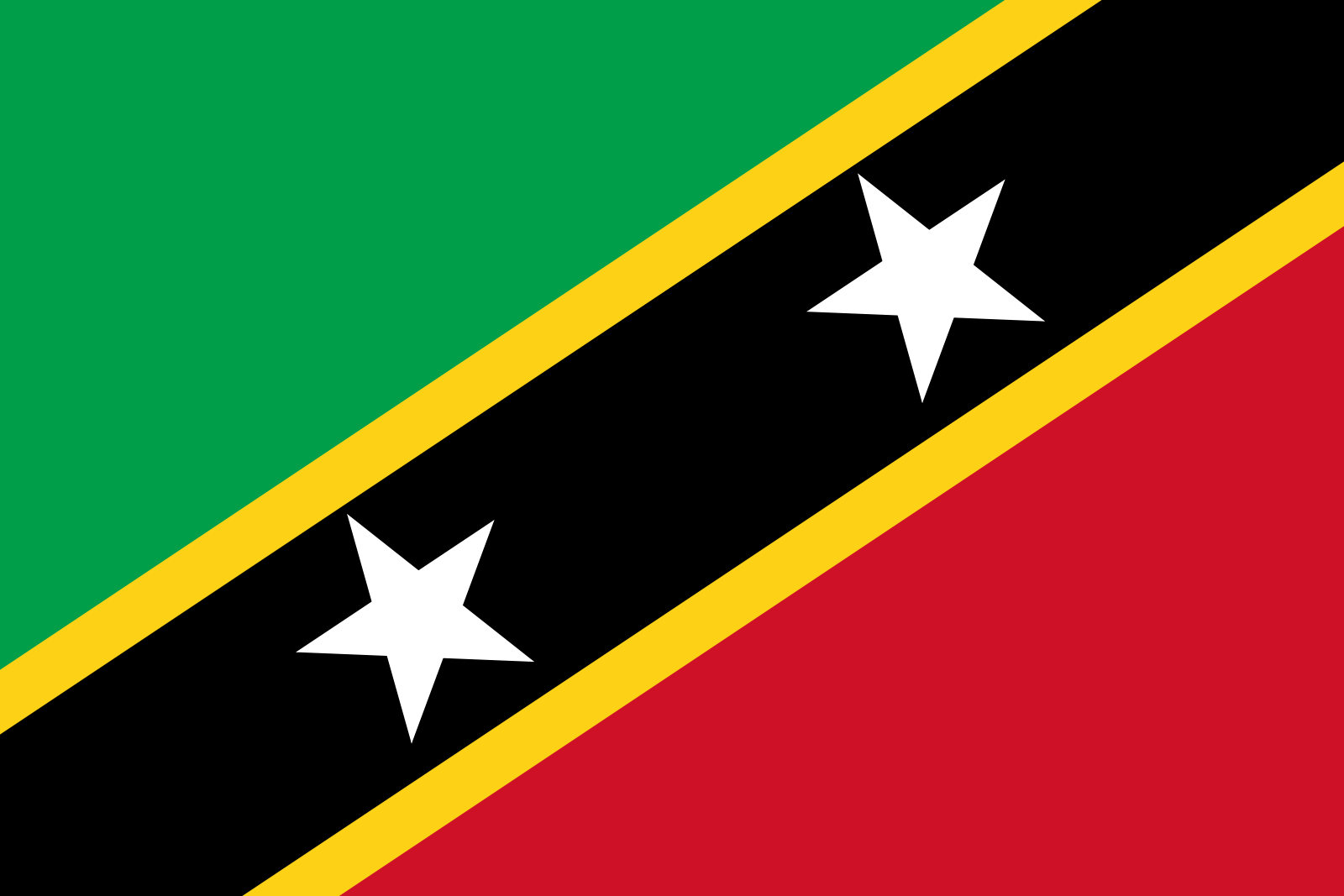 St. Kitts und Neviss Flagge