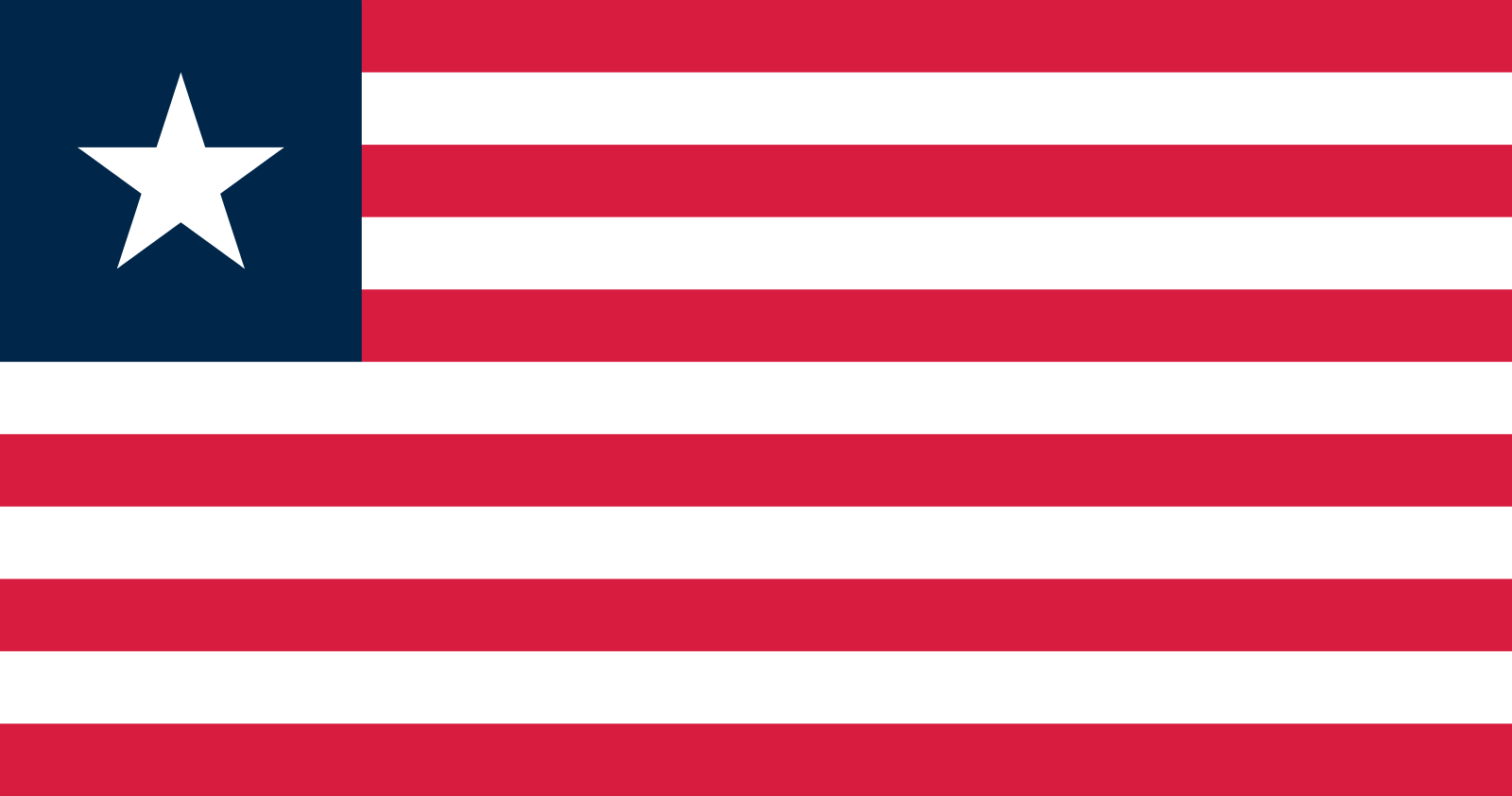 Liberias Flagge