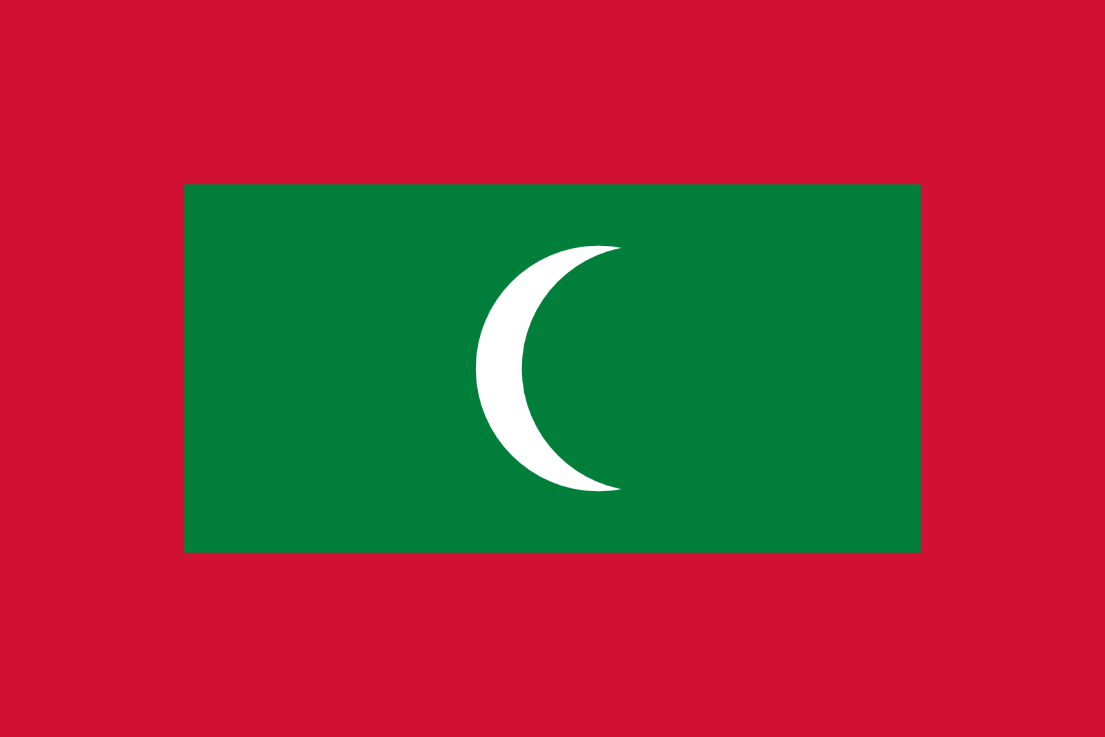 Maledivens Flagge