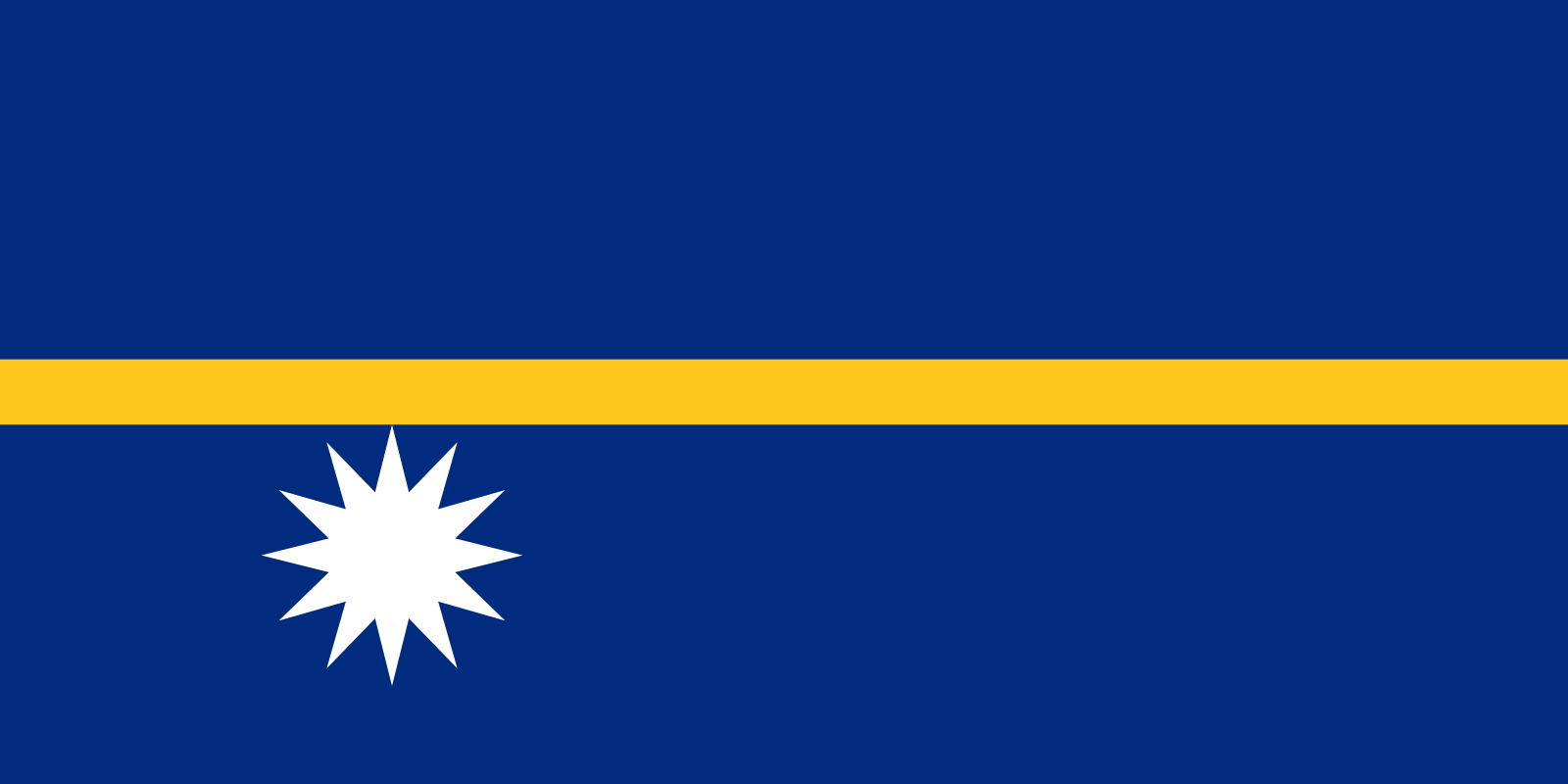 Naurus Flagge