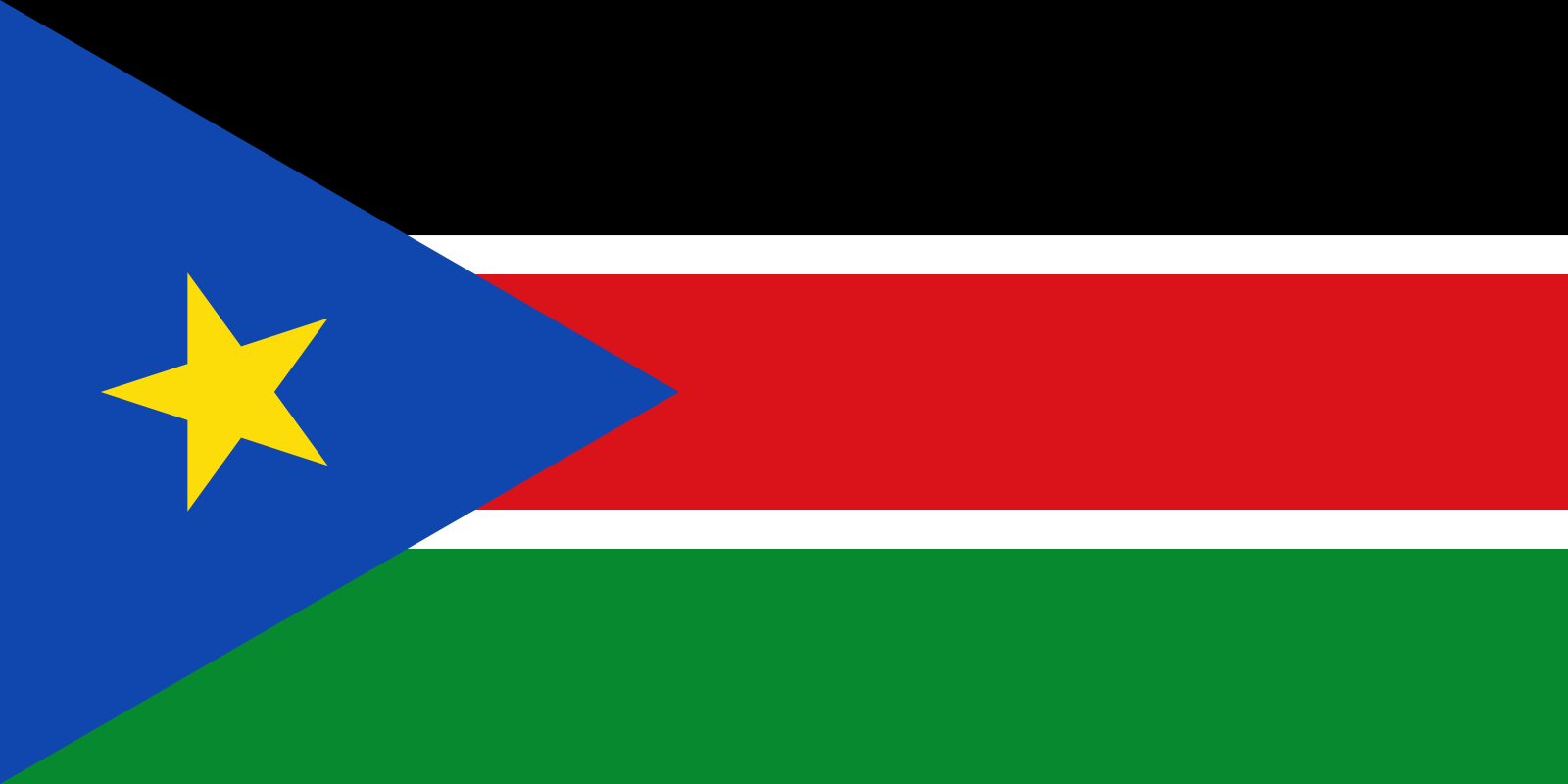 Südsudans Flagge
