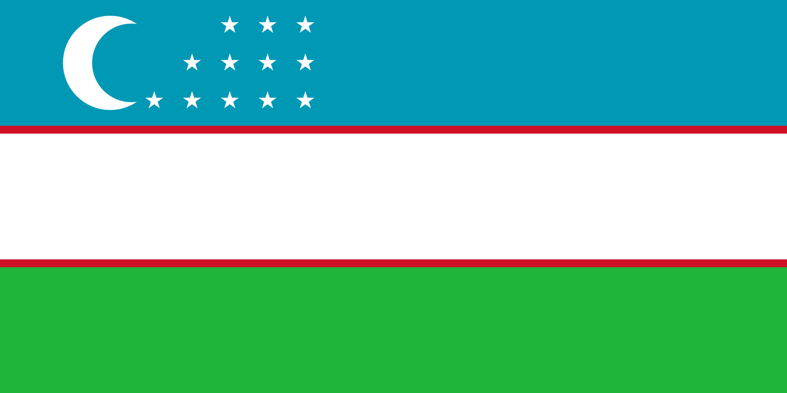 Usbekistans Flagge