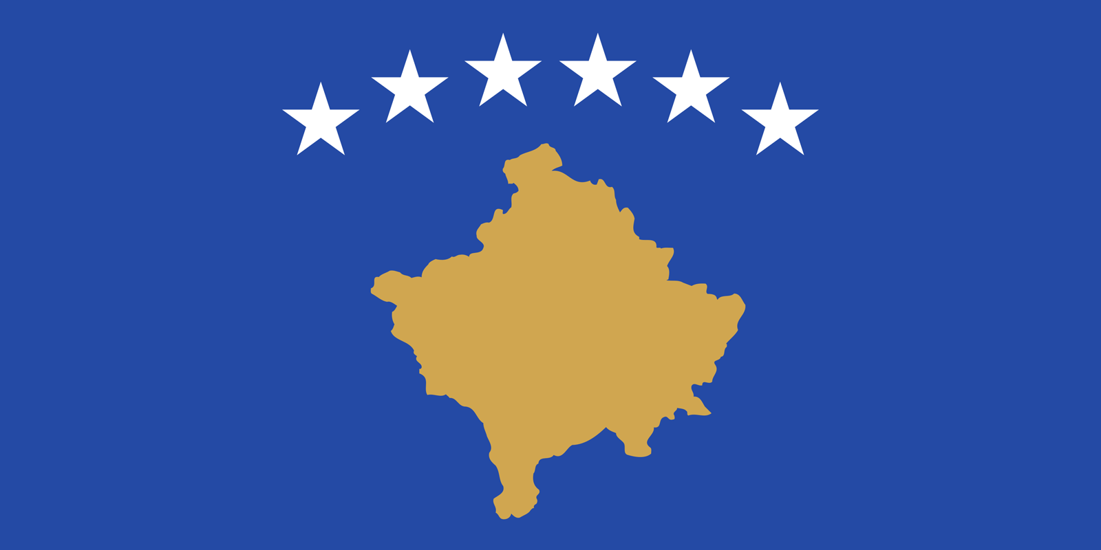 Kosovos Flagge