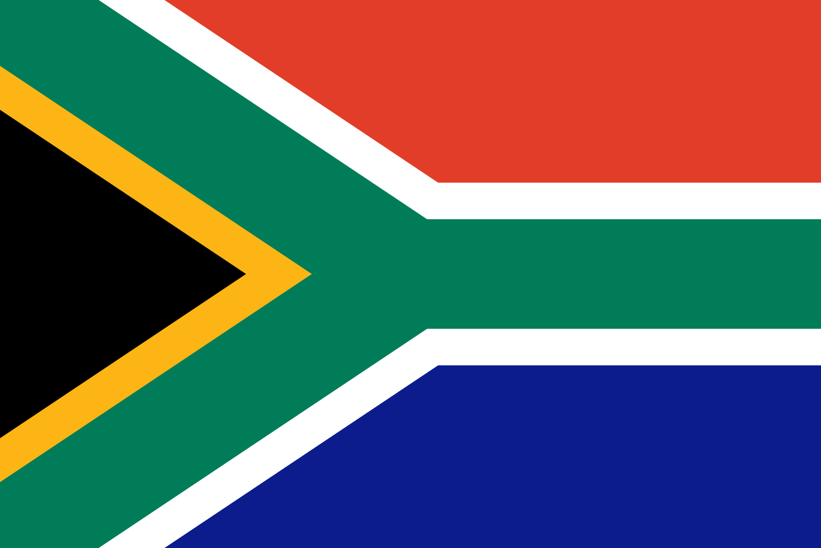 Südafrikas Flagge