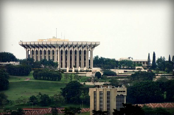 Präsidentenpalast in Yaounde Yaounde, kamerun: Palast des Präsidenten