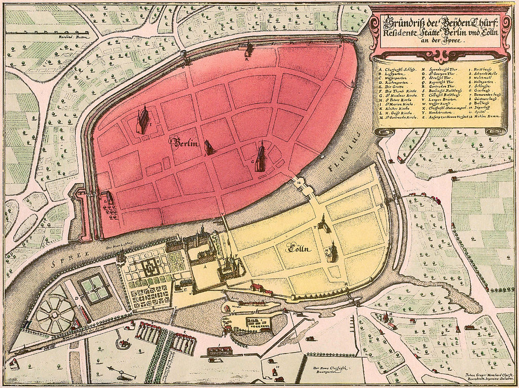 Stadtplan Berlin-Kölln